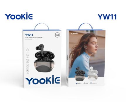 Wireless Earphones  Yookie Blutooth YW11 Wireless earbuds White
