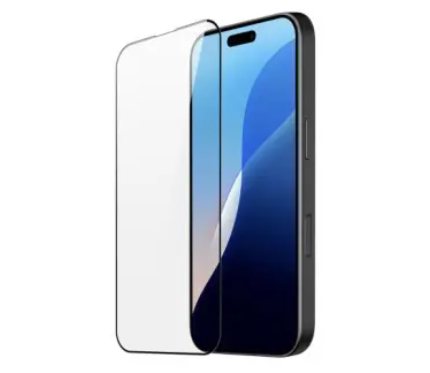 Screen Protector DUX 9D Full Screen Glass_Black For Iphone 16 pro