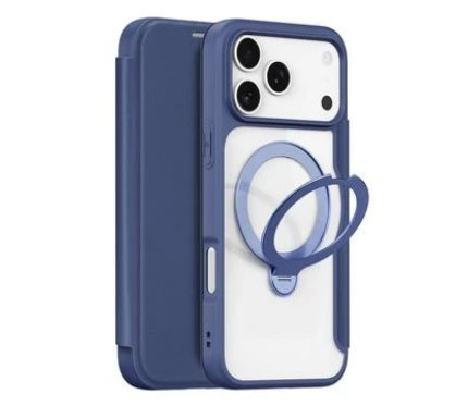 Covers DUX Skin X Pro Series Case for iPhone 17 with Magnetic Stand Blue