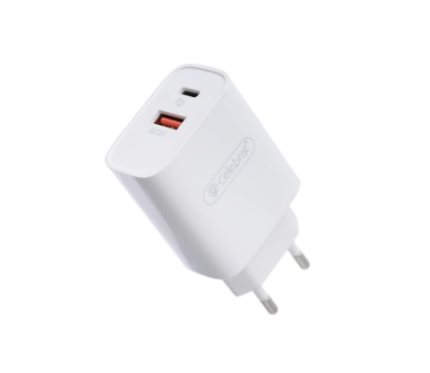 Chargers + Cables Yison Celebrat C_H15_EU_ 20W Fast charger 2 output white