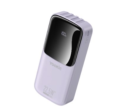 Power Banks Yookie fast Power Bank 22.5W With LED Display YO92 20000 MAH White