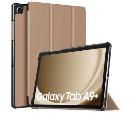 Covers Alpha Lo Book Case for Samsung A9 plus Gold