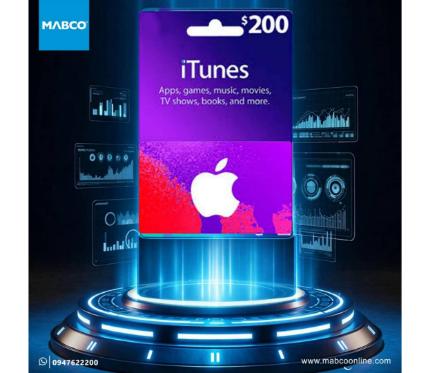 CD library  iTunes Card USA 200_