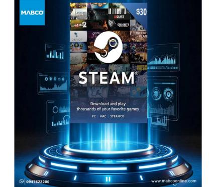 CD library  Steam Card USA 30_