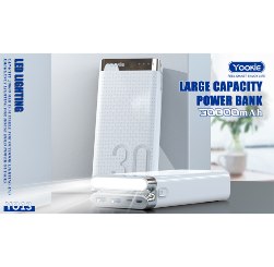 Yookie Power Bank YO13 30000 MAH white 2_2 input a