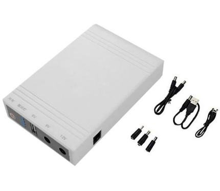 Power Banks Max power mini DC UPS for router 12_9_5V 8000 mah white