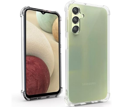 Covers Alpha LOLA Hard TPU Back Cover for Samsung A15 clear