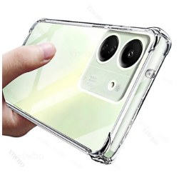 Alpha LOLA Hard TPU Back Cover for Redmi 13c clear