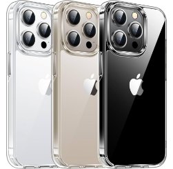 Alpha LOLA Hard TPU Back Cover for iPhone 15 pro 6.1 clear