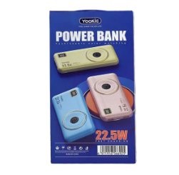 Yookie fast Power Bank 22.5W with led display YO70 10000 MAH 2output purple