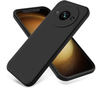 Covers Alpha LOLA Hard TPU Back Cover for Radmi A3 Black