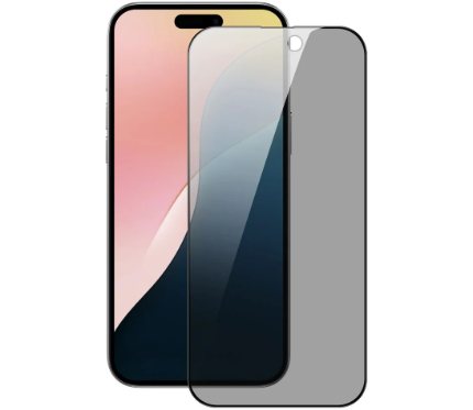 Screen Protector DUX PRIVACY_IP16 Full Screen Glass_Black For iPhone 16