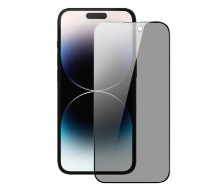 Screen Protector DUX PRIVACY_N Full Screen Glass_Black For iPhone 15 Pro Max