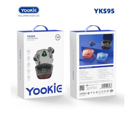 Wireless Earphones  Yookie Blutooth YW08 Wireless earbuds Black
