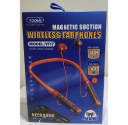 Yookie Blutooth YF17 Neckband_ Wireless earphone Black