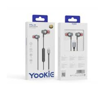 Wire Headset  Yookie  Headphone YTL11 TYPE-C BLACK _Hdst