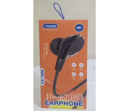 Wire Headset  Yookie  Headphone YK70 Black_Hdst
