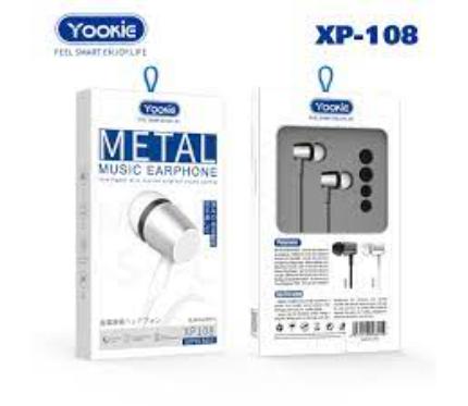 Wire Headset  Yookie Wire Headphone XP108 TYPE_C black _Hdst