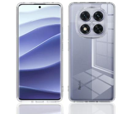 Covers Alpha LOLA Hard TPU Back Cover for Redmi Note 14 pro 5G clear