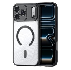 DUX Aimo Mag Series Case for iPhone 17 Pro with Magnetic Stand Black