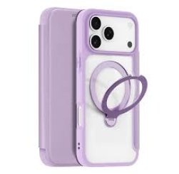 DUX Skin X Pro Series Case for iPhone 17 Pro with Magnetic Stand Purple Pink