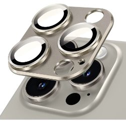 DUX HAWK Series Camera Lens Protector for iPhone 17 Pro_17 Pro Max Natural Titanium