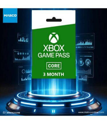 CD library  Xbox Game Pass Core 3Month USA