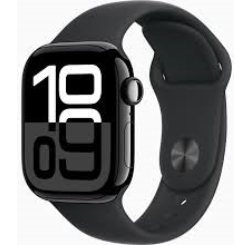 Apple Watch S10 GPS Jet black Aluminum Case With Black Band 46MM