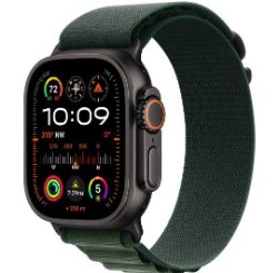 Apple Watch Ultra 2 Black Titanium with Dark Green