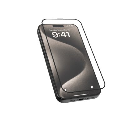 Screen Protector X Level 3D Silicone Edge of HD Glass For IP16 Pro 6.3 Black