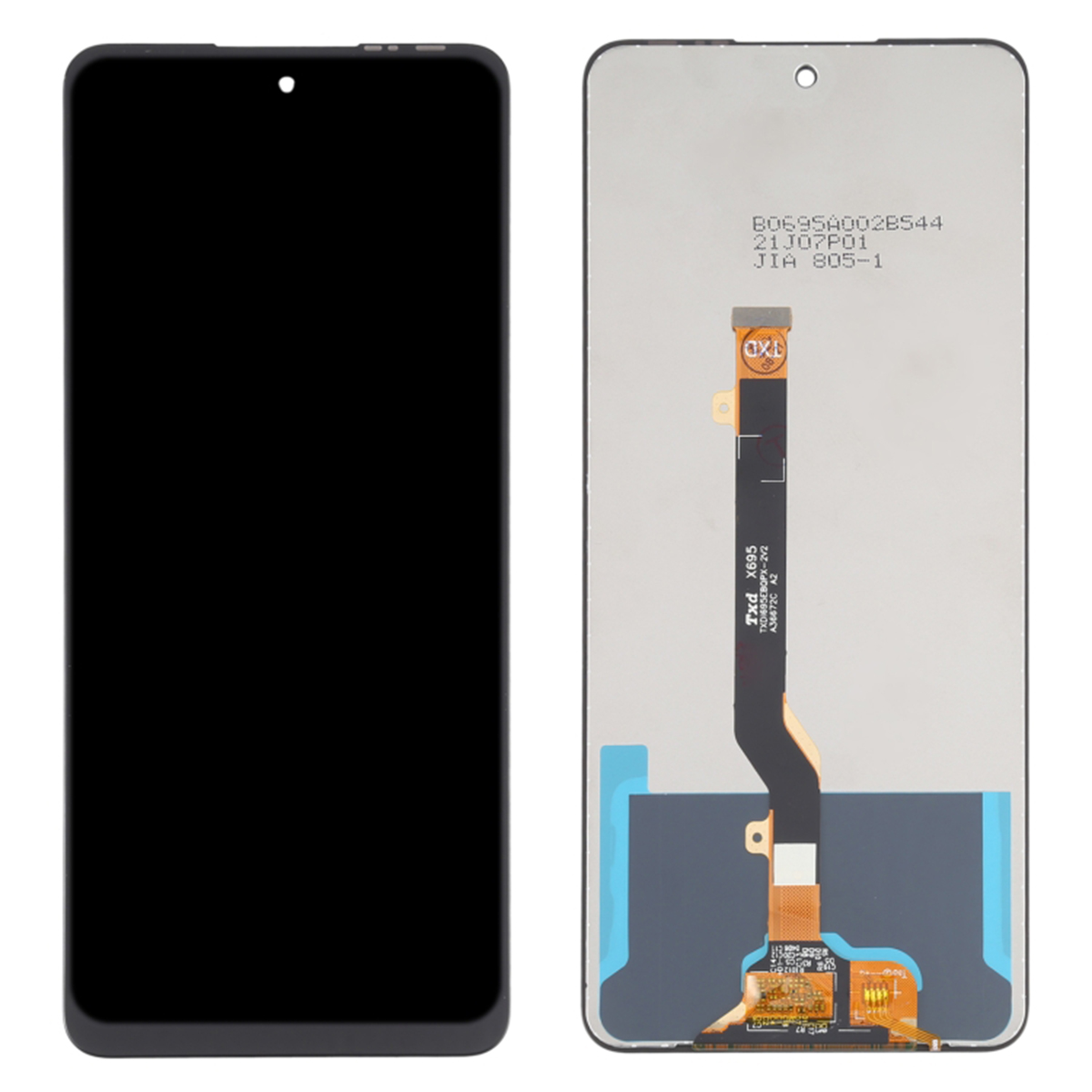 LCD Infinix Hot 20 No frame Black