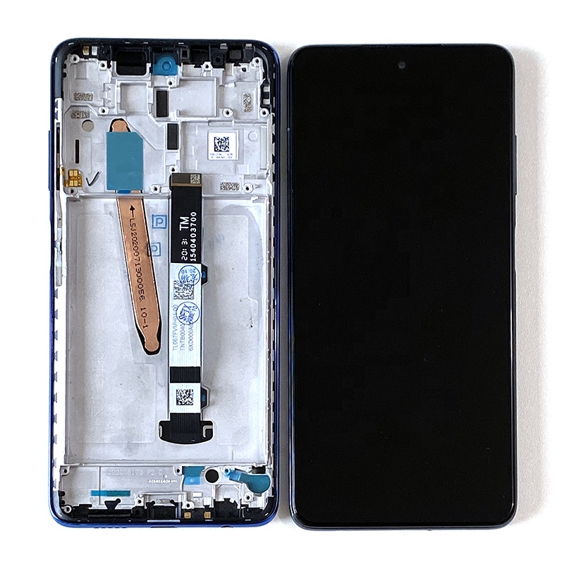 LCD POCO X3 Pro 2021  with frame Blue 