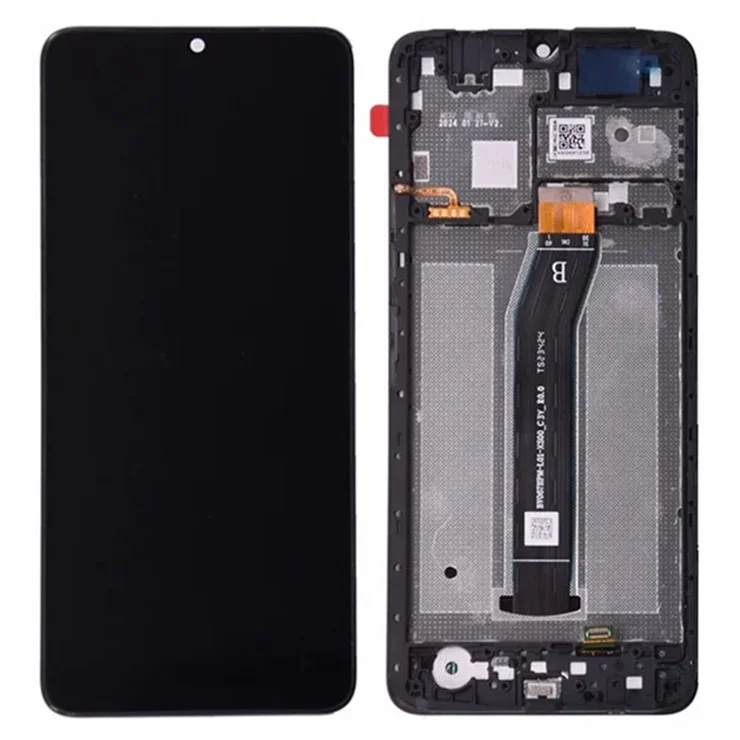 LCD Redmi A3 4G_Poco C61 4G with frame Black