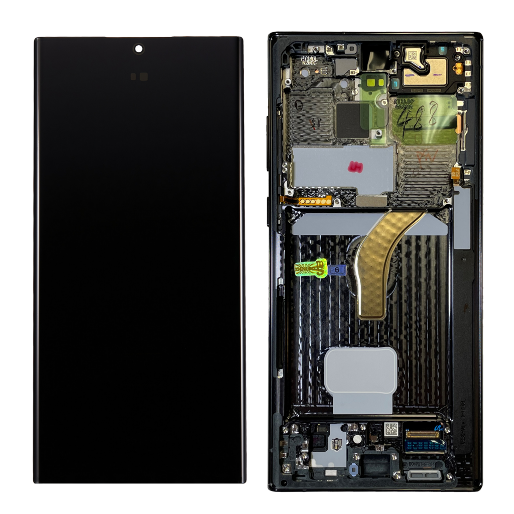 LCD S22 Ultra blackLCD S22 Ultra with frame black