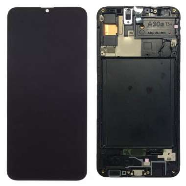 LCD A30s Oled with frame Black