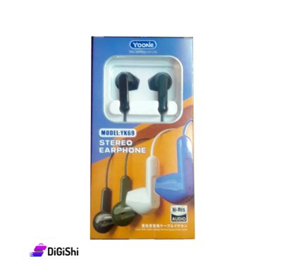Wire Headset  Yookie  Headphone YK69 Green _Hdst Wireheadse