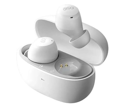 Wireless Earphones  QCY ArcBuds ANC_ Blutooth Moon white