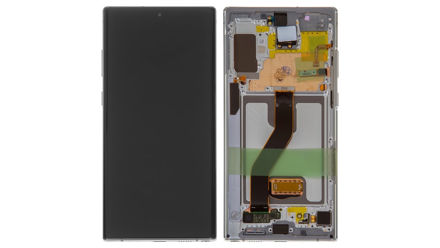 Samsung LCD  Note 10 Plus with frame Silver