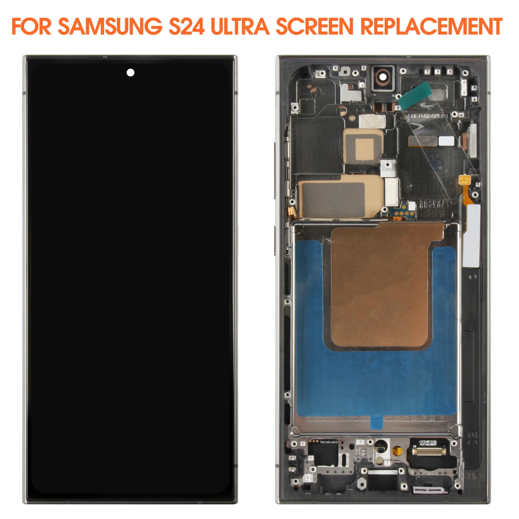 Samsung LCD S24 Ultra 5G with frame Black